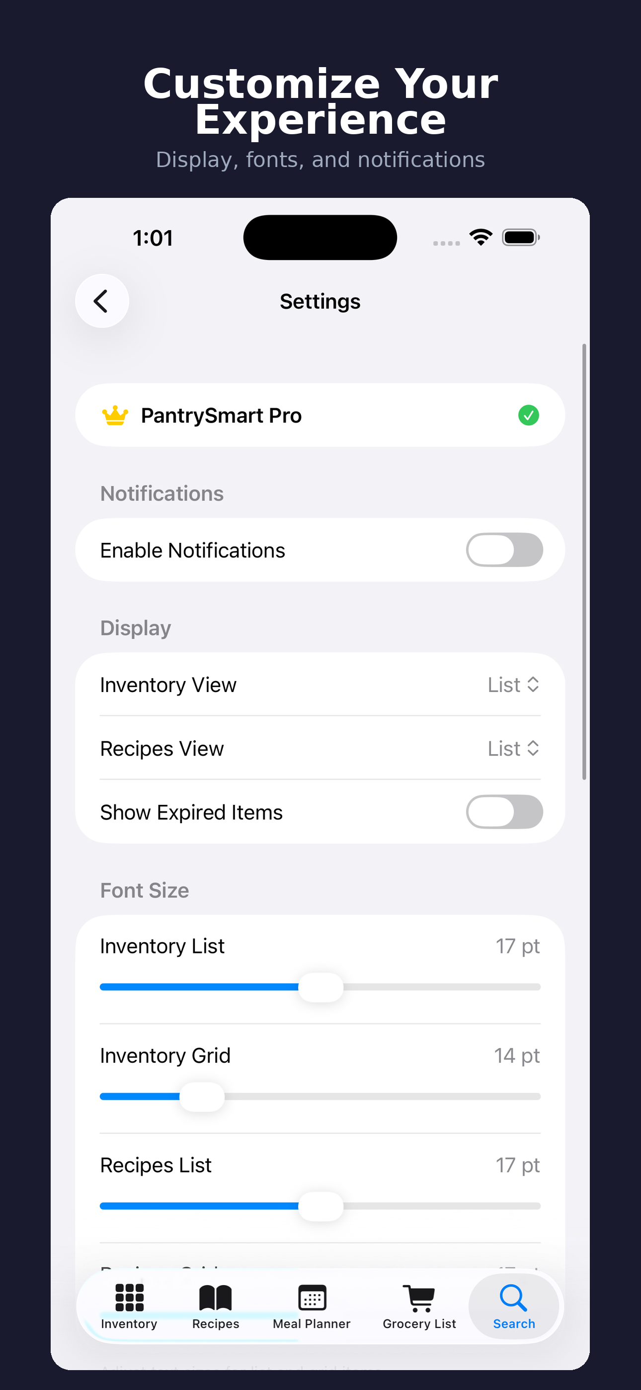 PantrySmart ios Screenshot 6